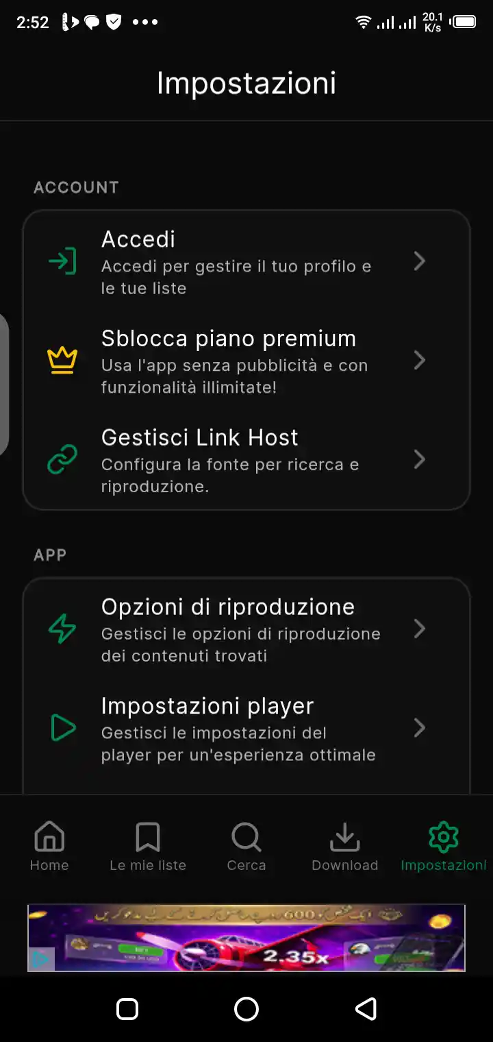 Streaming Community watchlist, favorites, and viewed list interface
